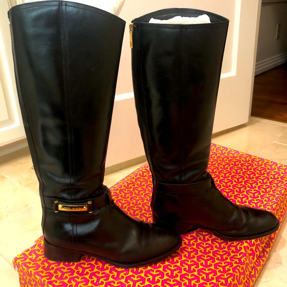 Black Tory Burch Riding boots